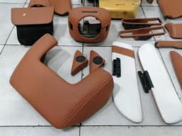 FERRARI Ferrari 360 F131 Glovebox 65078900 Brown Leather Set Glove Box LHD — thumbnail 3