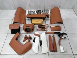 FERRARI Ferrari 360 F131 Glovebox 65078900 Brown Leather Set Glove Box LHD — thumbnail 1