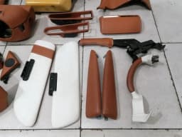 FERRARI Ferrari 360 F131 Glovebox 65078900 Brown Leather Set Glove Box LHD — thumbnail 2