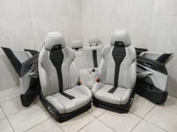 BMW BMW F90 G30 M5 Seats Leather Merino Silverstone Seats Interior COOLED MASSAGE X3A9 — thumbnail 1