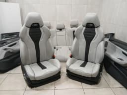 BMW BMW F90 G30 M5 Seats Leather Merino Silverstone Seats Interior COOLED MASSAGE X3A9 — thumbnail 3