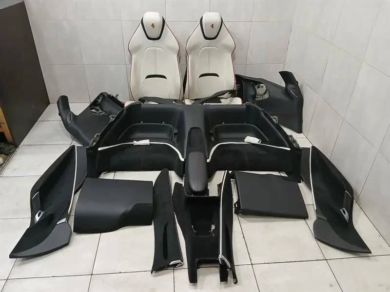 Ferrari Roma F169 Seats 903713 Interior Seat Pads Tailor Made Grigio Chiaro 4301