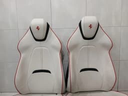 FERRARI Ferrari Roma F169 Seats 903713 Interior Seat Pads Tailor Made Grigio Chiaro 4301 — thumbnail 3