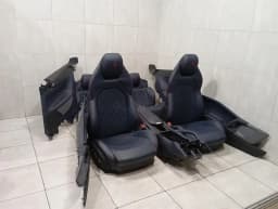 FERRARI FERRARI GTC4 LUSSO COOLED HEATED BLU STERLING LEATHER SEATS F151M Interior SET — thumbnail 1