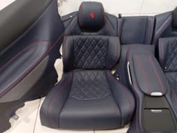 FERRARI FERRARI GTC4 LUSSO COOLED HEATED BLU STERLING LEATHER SEATS F151M Interior SET — thumbnail 6