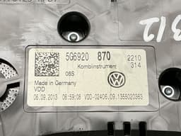 VW 5G6920870 Instrument Cluster VW GOLF VII (5G1, BA5, BV5, BQ1, BE) (2012-2020) — thumbnail 4