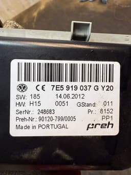 VW 7E5919037G Auxiliary Heater Switch VW TRANSPORTER T5 / MULTIVAN (7H, 7E, 7J) (2003-2015) — thumbnail 8