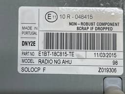 FORD E1BT18C815TE C1BT18K811SA37AE Radio FORD FIESTA VI (2008-2017) — thumbnail 10