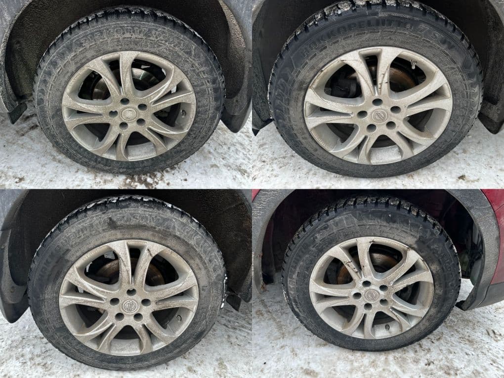NISSAN 4094E250 Rim set With Tyres 4 pcs NISSAN QASHQAI II (J11) (2013-2021)