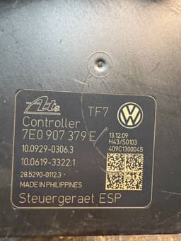 VW 7E0614517A 7E0907379E ABS hydraulic unit / pump VW TRANSPORTER T5 / MULTIVAN (7H, 7E, 7J) (2003-2015) — thumbnail 9