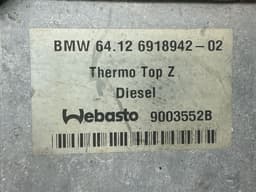 BMW 64126918942 6918942 Auxiliary / pakring heater (webasto) BMW X5 (E53) (2000-2007) — thumbnail 4