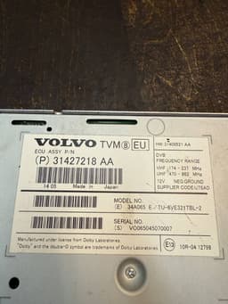VOLVO 31427218 31427218AA GPS Navigator CD - Player VOLVO V70 III (BW) (2007-2016) — thumbnail 6