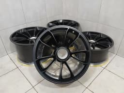 PORSCHE Wheels Genuine Porsche 991 GT3RS GT2 RS 20" / 21" Matt Black ALLOY WHEEL SET — thumbnail 1