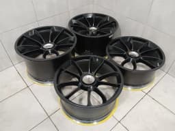 PORSCHE Wheels Genuine Porsche 991 GT3RS GT2 RS 20" / 21" Matt Black ALLOY WHEEL SET — thumbnail 2