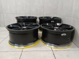 PORSCHE Wheels Genuine Porsche 991 GT3RS GT2 RS 20" / 21" Matt Black ALLOY WHEEL SET — thumbnail 4