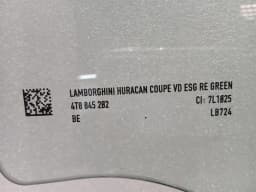 LAMBORGHINI Lamborghini Huracan right front door glass 4T8845282 door window right coupe — thumbnail 7