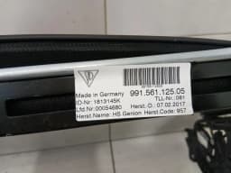 PORSCHE Porsche 911 991 99156112505 Draft Stop Convertible Electric Wind Deflector Wind Deflector — thumbnail 6