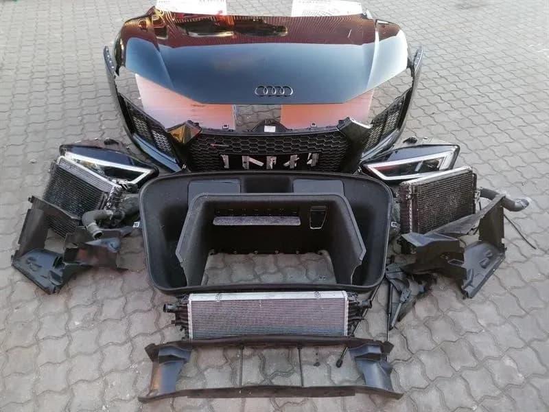 AUDI 2019 AUDI R8 4S PERFORMANCE FRONT END 4S0805028K LOCK CARRIER FRONT MASK SET