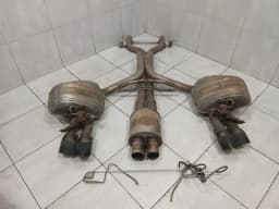 PORSCHE Porsche Panamera 970 exhaust silencer set 97011191174 exhaust silencer — thumbnail 1