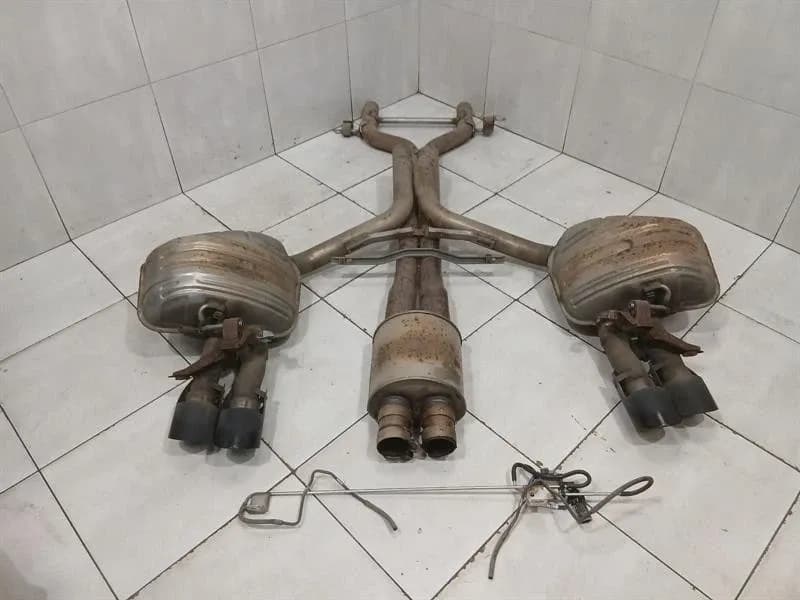 PORSCHE Porsche Panamera 970 exhaust silencer set 97011191174 exhaust silencer