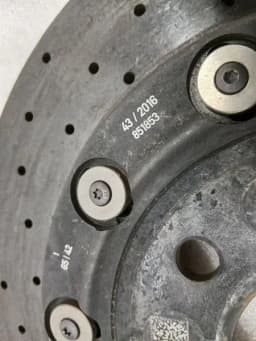 AUDI Audi R8 4S Performance brake disc rear 4S0615602A brake disc rear ceramic — thumbnail 8