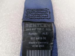BENTLEY Bentley Continental GT W12 Seatbelt Set 3W2857705C RHD RIGHT HAND DRIVE — thumbnail 5