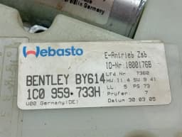 BENTLEY BENTLEY CONTINENTAL GT W12 1C0959733H SPOILER DRIVE ENGINE — thumbnail 4