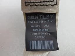 BENTLEY Bentley Continental GT W12 rear seat belt 3W0857806A seat belt belt rear — thumbnail 5
