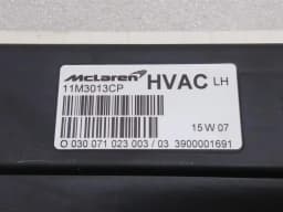 MCLAREN McLaren 650S Spider 14-17 Electronic module 11M3013CP HVAC controller — thumbnail 8