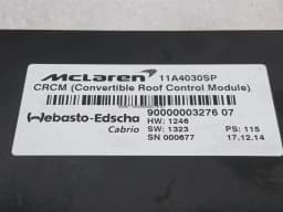 MCLAREN McLaren 650S Spider 14-17 Electronic Module 11A4030SP ROOF CONVERTIBLE ECU — thumbnail 6