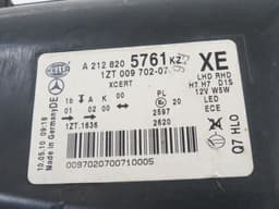 MERCEDES-BENZ A2128204061 A2128202759 A2128200939 A212820093964 Headlight left MERCEDES-BENZ E-CLASS (W212) (2009-2016) — thumbnail 5