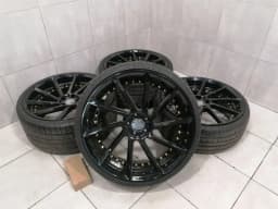 MERCEDES-BENZ R22 MERCEDES CL W216 ALLOY WHEEL AFTERMARKET SET 22 9J 10.5J RIM SET — thumbnail 1
