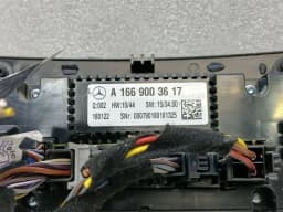 MERCEDES-BENZ MERCEDES GLS X166 GLS63 AMG Auto Climate Control A1669003617 Climate Control Panel A/C — thumbnail 8