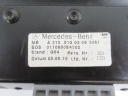 MERCEDES-BENZ A21281002099051 A21281004099051 Parcel shelf MERCEDES-BENZ E-CLASS (W212) (2009-2016) — thumbnail 3