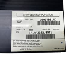 CHRYSLER 05064981AK Aerial amplifier / control unit CHRYSLER 300C II (2010-2023) — thumbnail 2