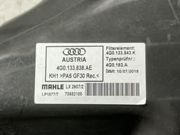 AUDI 4G0133838AE 4G0133843K Air Cleaner (filter box) AUDI A6 / A6 ALLROAD (C7, 4G) (2010-2018) — thumbnail 3