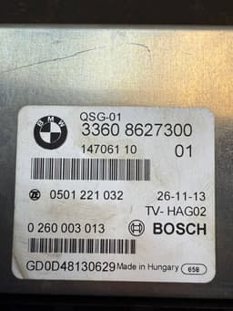 BMW 33608627300 8627300 0260003013 Control units, other BMW X5 (F15, F85) (2012-2018) — thumbnail 7