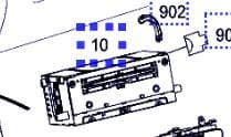 MERCEDES-BENZ 2059007815 2059008917 Radio MERCEDES-BENZ C-CLASS (W205) (2013-2021)