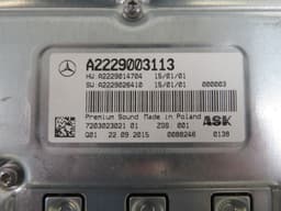 MERCEDES-BENZ A2229006514 A2229000618 Audio amplifier MERCEDES-BENZ C-CLASS (W205) (2013-2021) — thumbnail 2