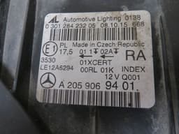 MERCEDES-BENZ A2059068002 Headlight right MERCEDES-BENZ C-CLASS (W205) (2013-2021) — thumbnail 3