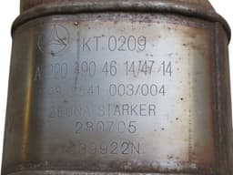 MERCEDES-BENZ A2304901319 A2304903719 A2304901014 A2204904614 Exhaust front silencer (resonator) MERCEDES-BENZ SL-CLASS (R230) (2001-2012) — thumbnail 9