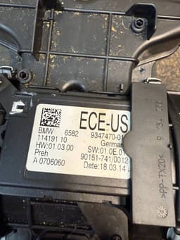 BMW 65829347470 9347470 Heater fan rear BMW X5 (F15, F85) (2012-2018) — thumbnail 10