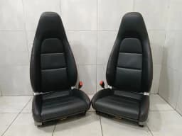 PORSCHE Porsche 911 991 12 Way Sport Seats Seat Interior Heated With Red Stitches — thumbnail 2