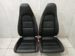 PORSCHE Porsche 911 991 12 Way Sport Seats Seat Interior Heated With Red Stitches — thumbnail 3