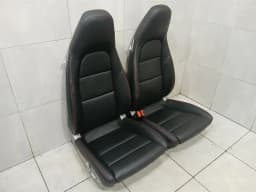 PORSCHE Porsche 911 991 12 Way Sport Seats Seat Interior Heated With Red Stitches — thumbnail 4
