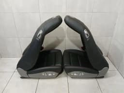 PORSCHE Porsche 911 991 12 Way Sport Seats Seat Interior Heated With Red Stitches — thumbnail 5