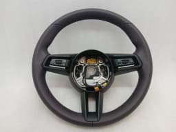 PORSCHE Porsche Taycan 9J Steering Wheel 9J1419091DAID6 Blackberry Steering Wheel — thumbnail 1