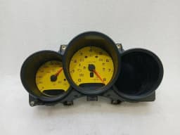 PORSCHE Porsche Cayman 718 Instrument Cluster 9P9920950R Speedometer Racing Yellow MPH — thumbnail 1