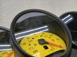 PORSCHE Porsche Cayman 718 Instrument Cluster 9P9920950R Speedometer Racing Yellow MPH — thumbnail 6
