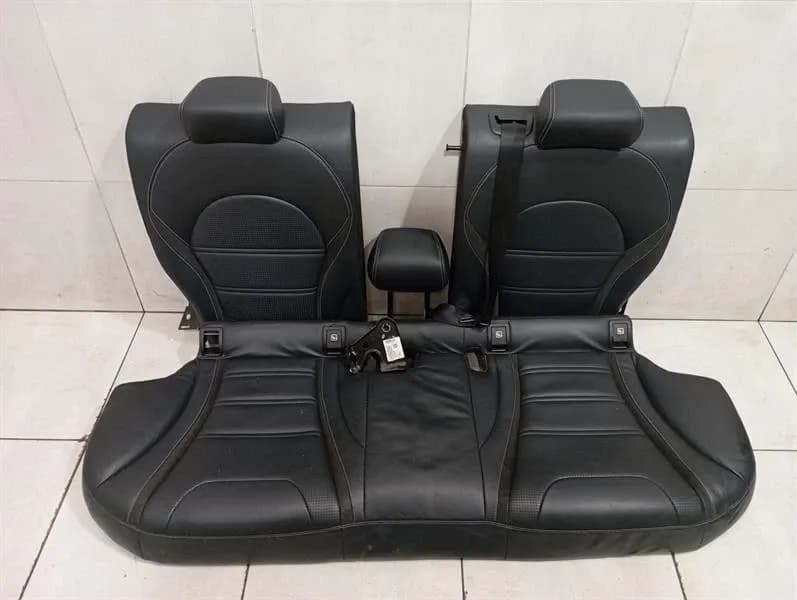 Mercedes C63 W205 sedan rear seat set A2059205004 seats rear set defects